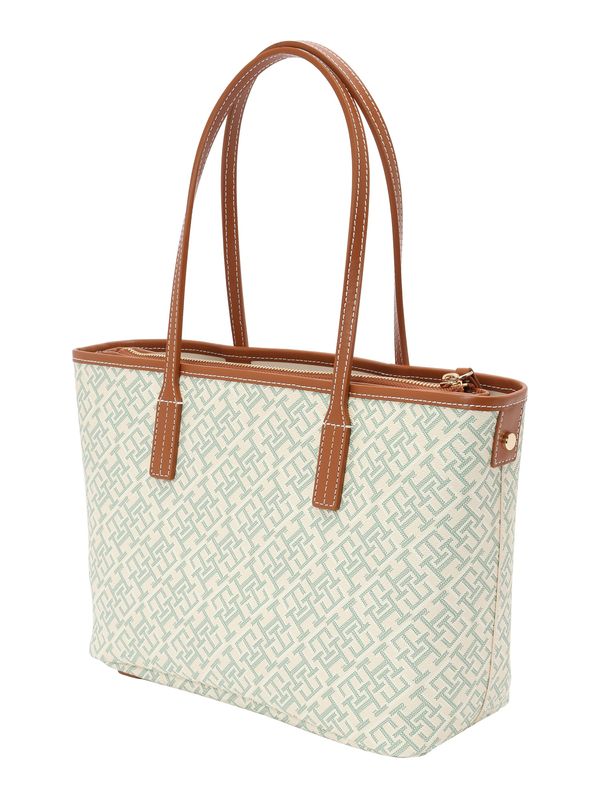 TOMMY HILFIGER TOMMY HILFIGER Ručna torbica  boja pijeska / konjak / menta