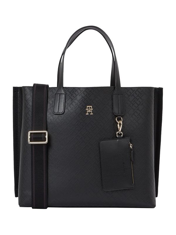TOMMY HILFIGER TOMMY HILFIGER Ručna torbica 'DISTINCT'  crna