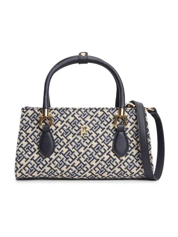 TOMMY HILFIGER TOMMY HILFIGER Ručna torbica 'GRACE'  ecru/prljavo bijela / mornarsko plava / opal