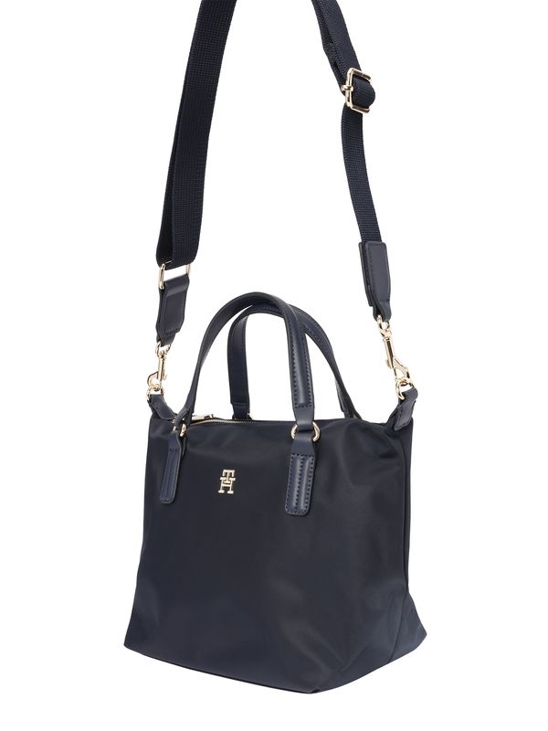 TOMMY HILFIGER TOMMY HILFIGER Ručna torbica 'Poppy'  tamno plava / srebro