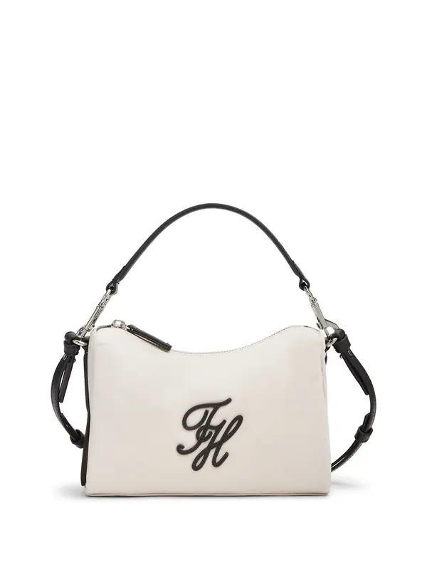 TOMMY HILFIGER TOMMY HILFIGER Ručna torbica  svijetlobež / crna