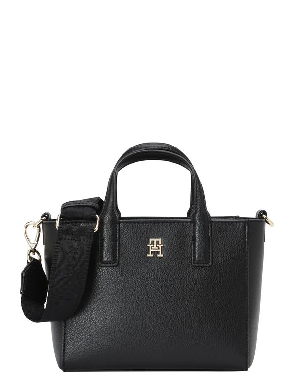 TOMMY HILFIGER TOMMY HILFIGER Ručna torbica  zlatna / crna