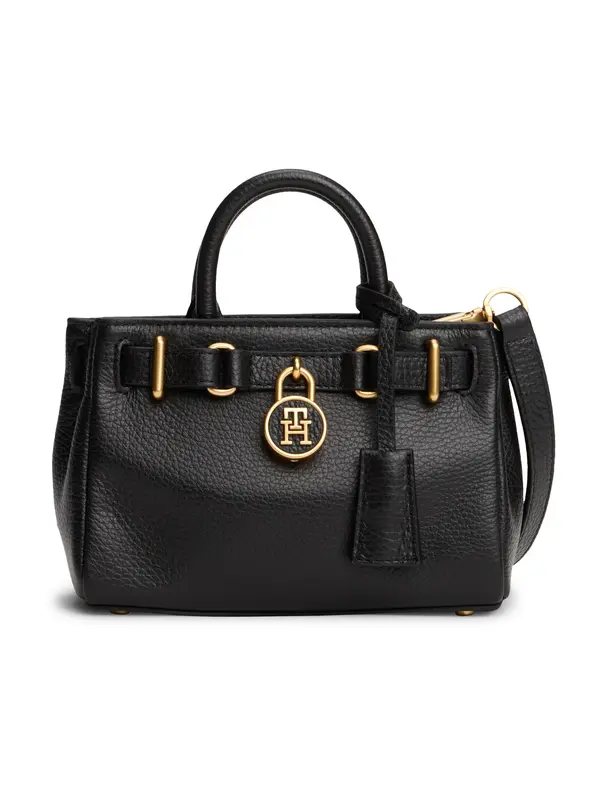 TOMMY HILFIGER TOMMY HILFIGER Ručna torbica  zlatna / crna