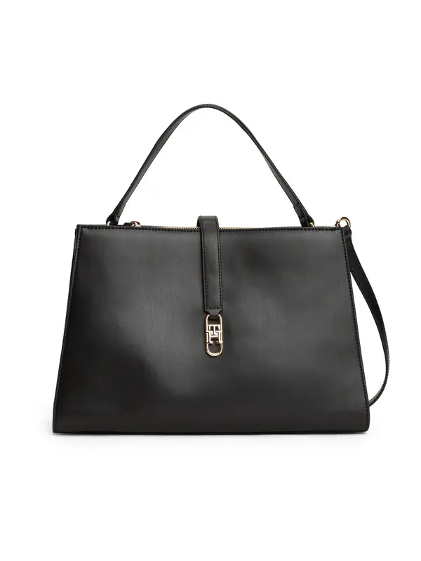 TOMMY HILFIGER TOMMY HILFIGER Ručna torbica  zlatna / crna