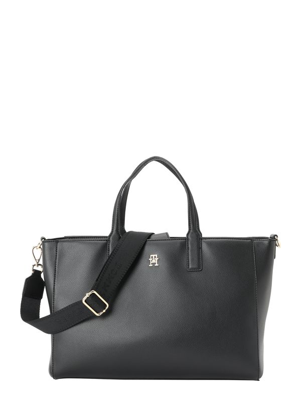 TOMMY HILFIGER TOMMY HILFIGER Ručna torbica  zlatna / crna