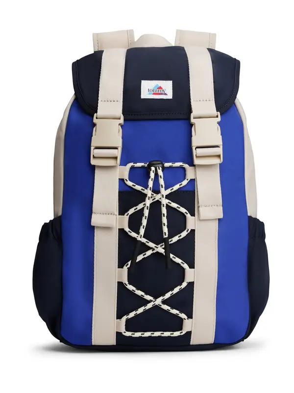 TOMMY HILFIGER TOMMY HILFIGER Ruksak  svijetlobež / plava / morsko plava