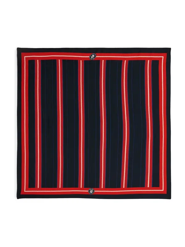 TOMMY HILFIGER TOMMY HILFIGER Šal  plava / mornarsko plava / crvena