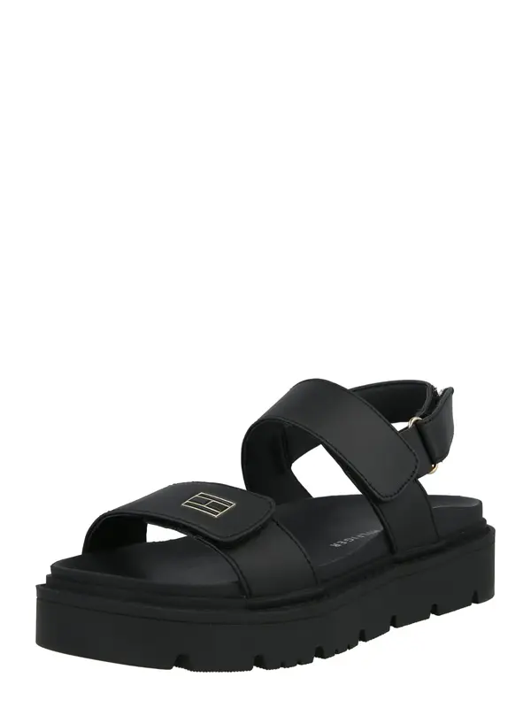 TOMMY HILFIGER TOMMY HILFIGER Sandale 'CLAIRE'  crna
