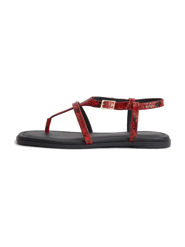 TOMMY HILFIGER TOMMY HILFIGER Sandale s remenčićima  svijetlo crvena
