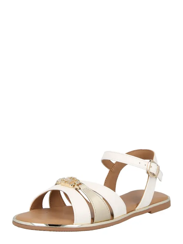 TOMMY HILFIGER TOMMY HILFIGER Sandale  zlatna / bijela