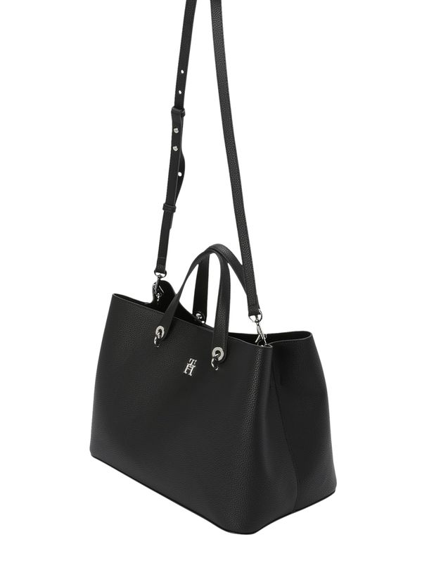 TOMMY HILFIGER TOMMY HILFIGER Shopper torba  crna / srebro