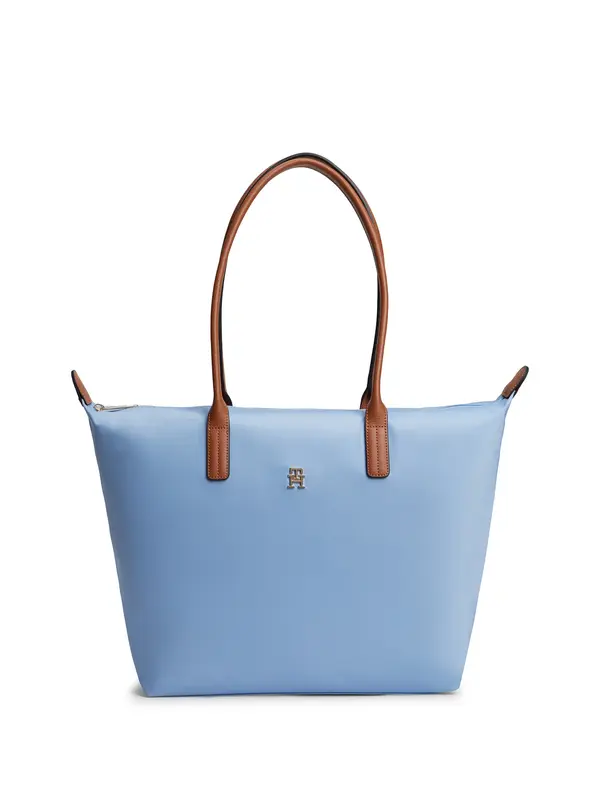 TOMMY HILFIGER TOMMY HILFIGER Shopper torba 'Popette'  svijetloplava / konjak