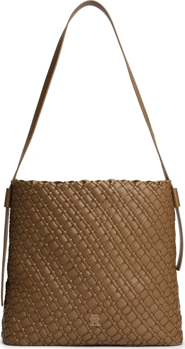 TOMMY HILFIGER TOMMY HILFIGER Shopper torba  taupe siva
