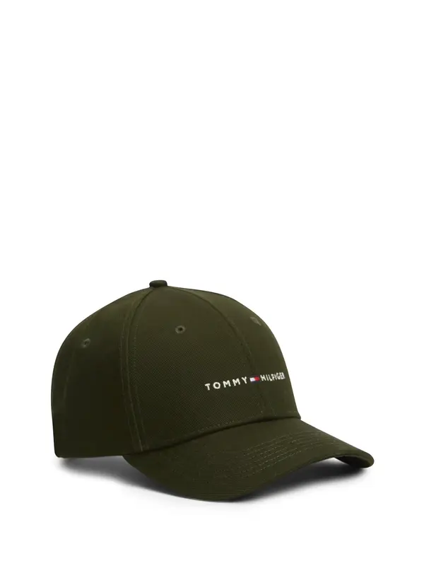 TOMMY HILFIGER TOMMY HILFIGER Šilterica 'FOUNDATION'  kraljevski zelena / bijela