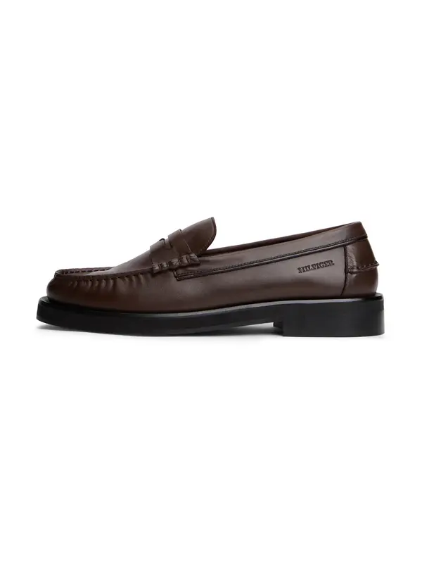 TOMMY HILFIGER TOMMY HILFIGER Slip On cipele  tamno smeđa