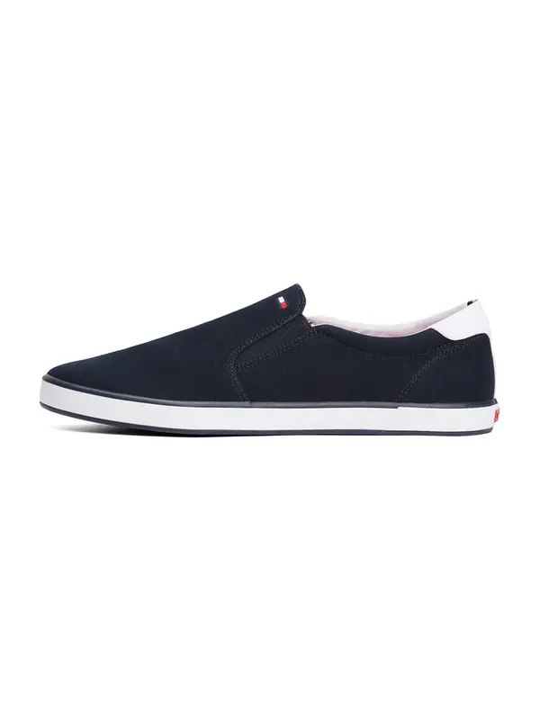 TOMMY HILFIGER TOMMY HILFIGER Slip On tenisice 'ICONIC'  noćno plava / crvena / bijela