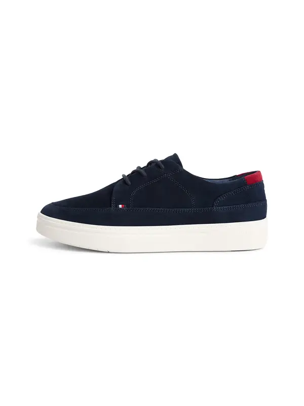 TOMMY HILFIGER TOMMY HILFIGER Sportske cipele na vezanje  mornarsko plava / krvavo crvena