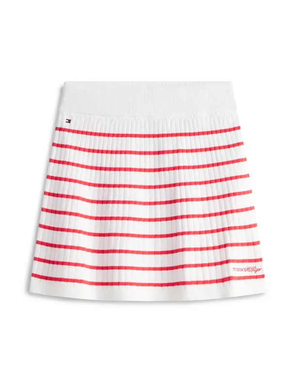 TOMMY HILFIGER TOMMY HILFIGER Suknja  crvena / bijela