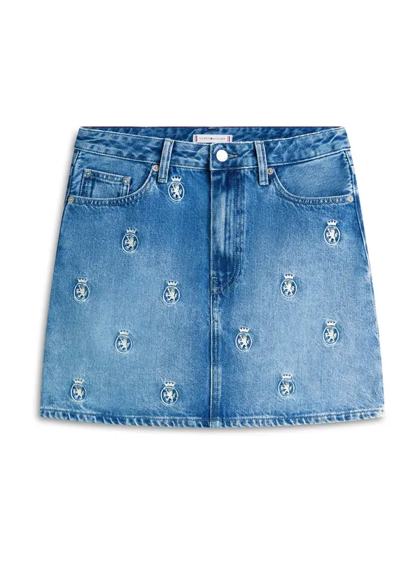 TOMMY HILFIGER TOMMY HILFIGER Suknja  plavi traper / prljavo bijela