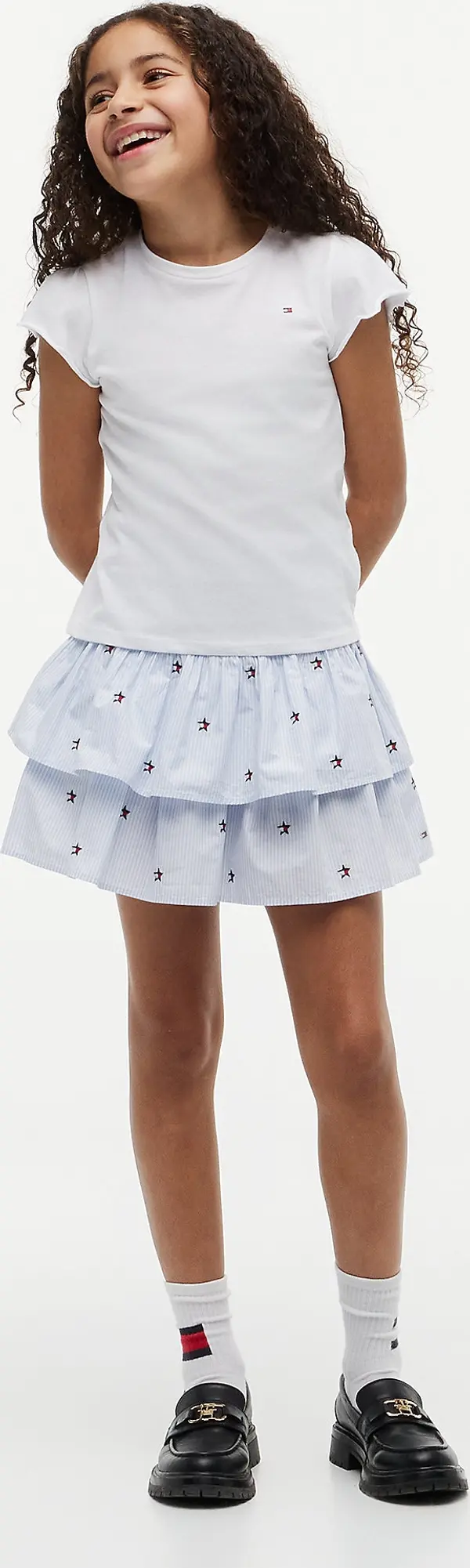 TOMMY HILFIGER TOMMY HILFIGER Suknja 'Star Flag'  morsko plava / pastelno plava / crvena / bijela