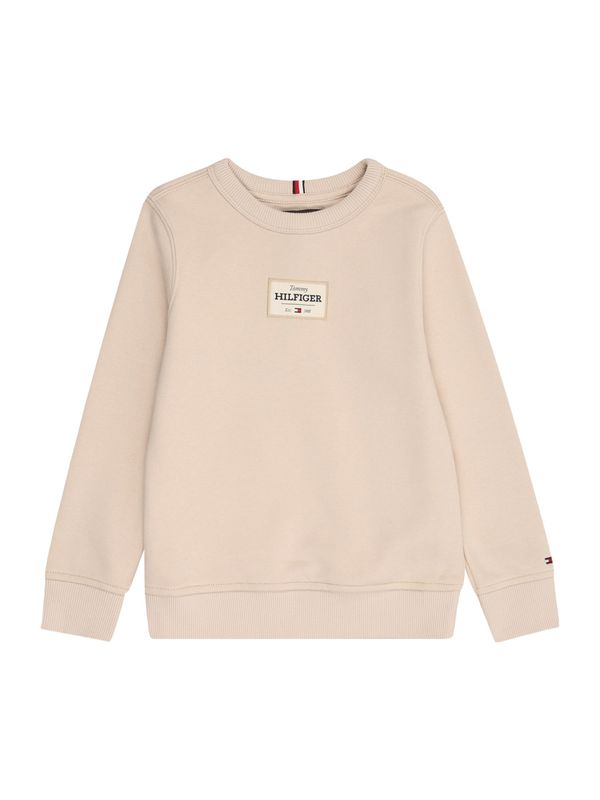 TOMMY HILFIGER TOMMY HILFIGER Sweater majica '1985'  boja pijeska / tamno plava / crvena