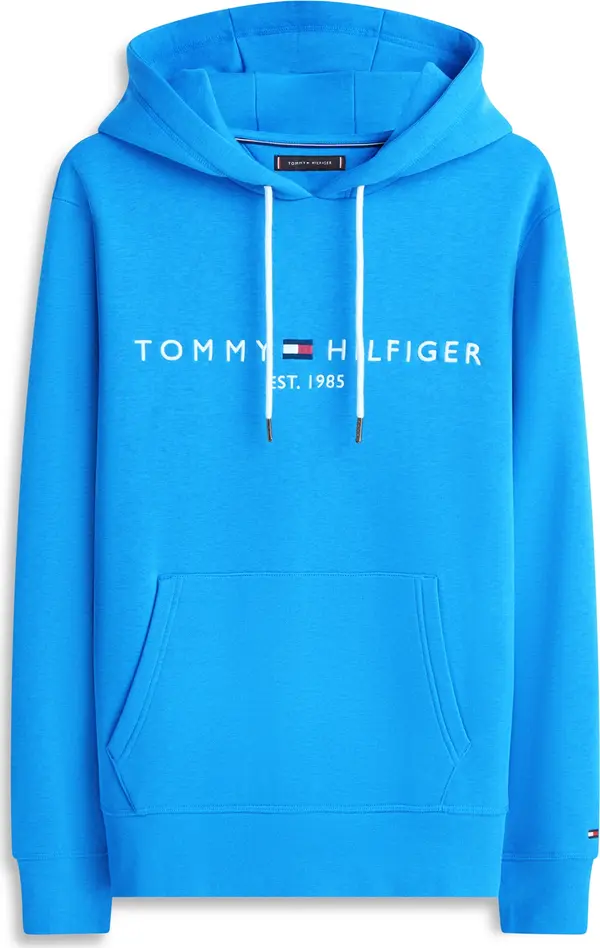 TOMMY HILFIGER TOMMY HILFIGER Sweater majica  azur / bijela