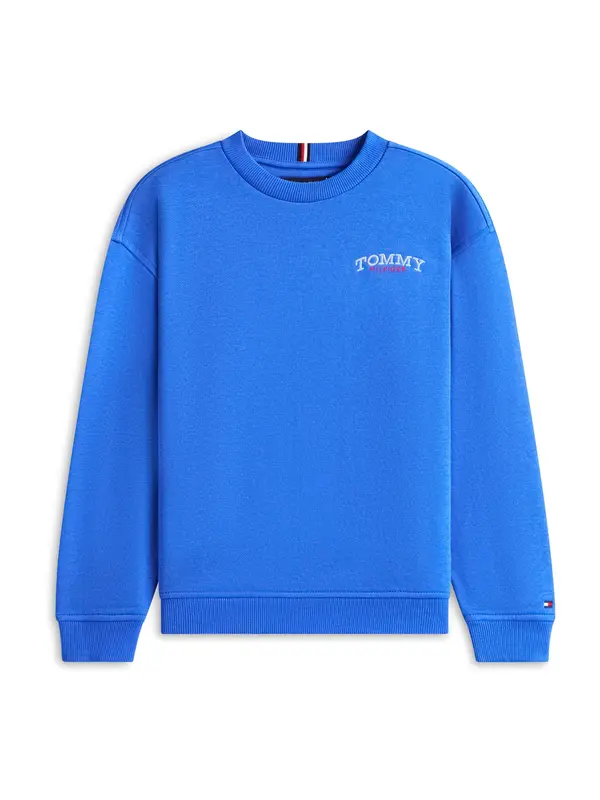 TOMMY HILFIGER TOMMY HILFIGER Sweater majica  azur / crvena / prljavo bijela