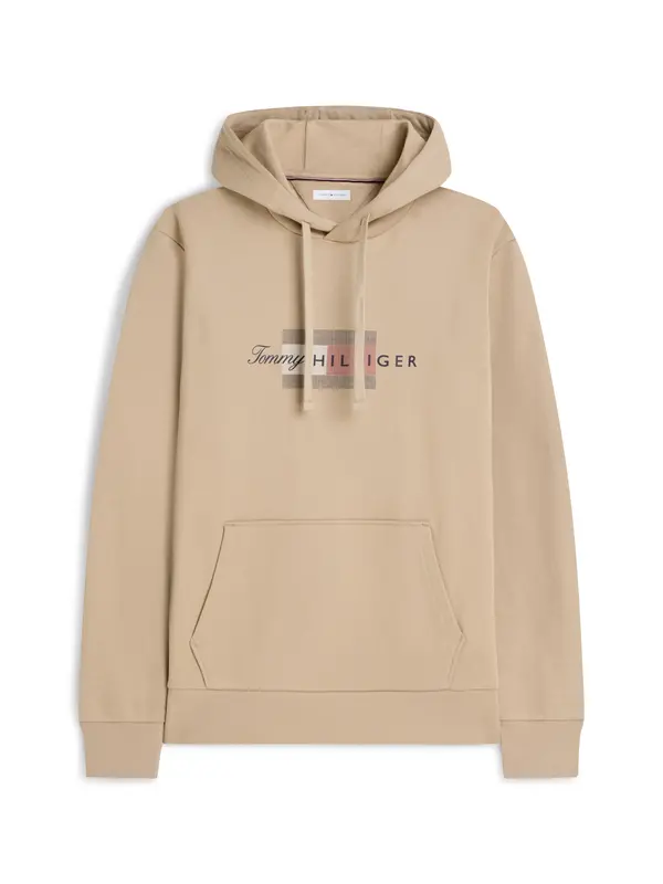 TOMMY HILFIGER TOMMY HILFIGER Sweater majica  bež / crvena / crna