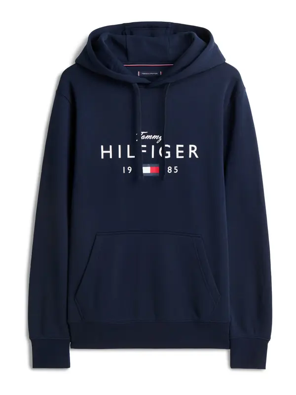 TOMMY HILFIGER TOMMY HILFIGER Sweater majica 'BRAND LOVE'  mornarsko plava / crvena / bijela