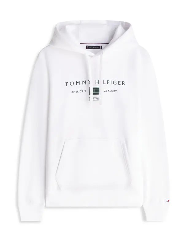 TOMMY HILFIGER TOMMY HILFIGER Sweater majica 'Brand Love'  mornarsko plava / zelena / crvena / bijela