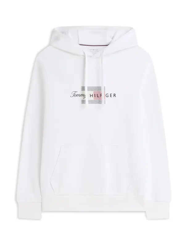 TOMMY HILFIGER TOMMY HILFIGER Sweater majica  burgund / crna / bijela