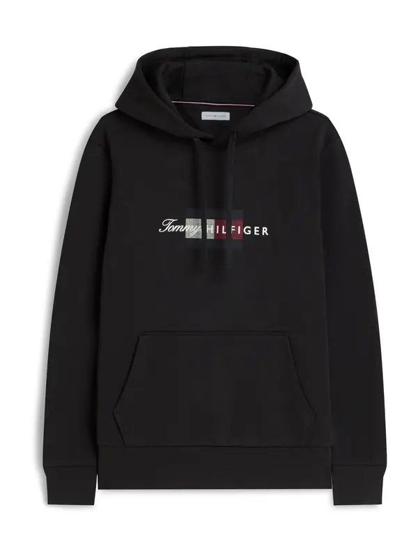 TOMMY HILFIGER TOMMY HILFIGER Sweater majica  burgund / crna / bijela