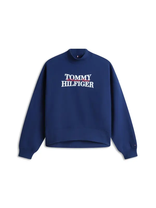 TOMMY HILFIGER TOMMY HILFIGER Sweater majica 'CLASSIC'  plava / crvena / bijela