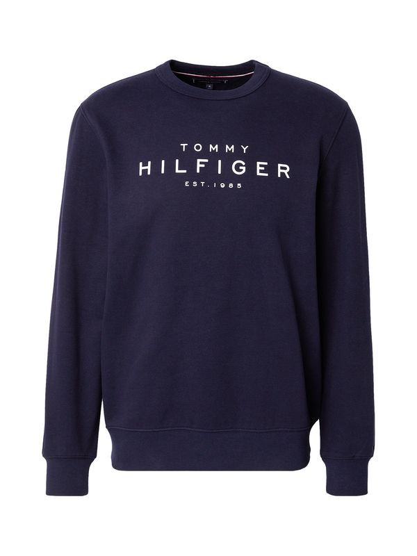 TOMMY HILFIGER TOMMY HILFIGER Sweater majica  crna / bijela