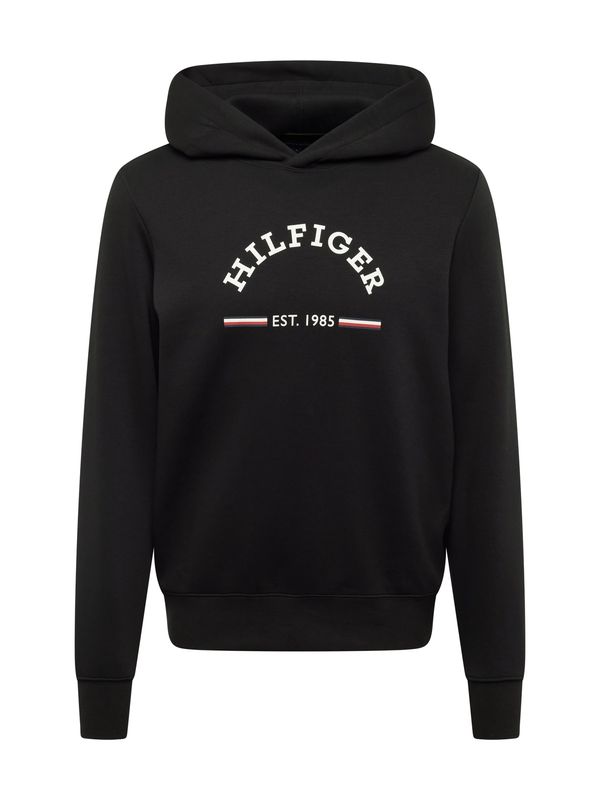 TOMMY HILFIGER TOMMY HILFIGER Sweater majica  crna / bijela