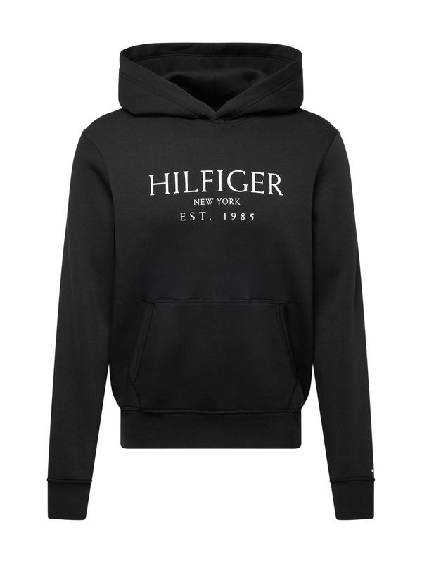 TOMMY HILFIGER TOMMY HILFIGER Sweater majica  crna / bijela