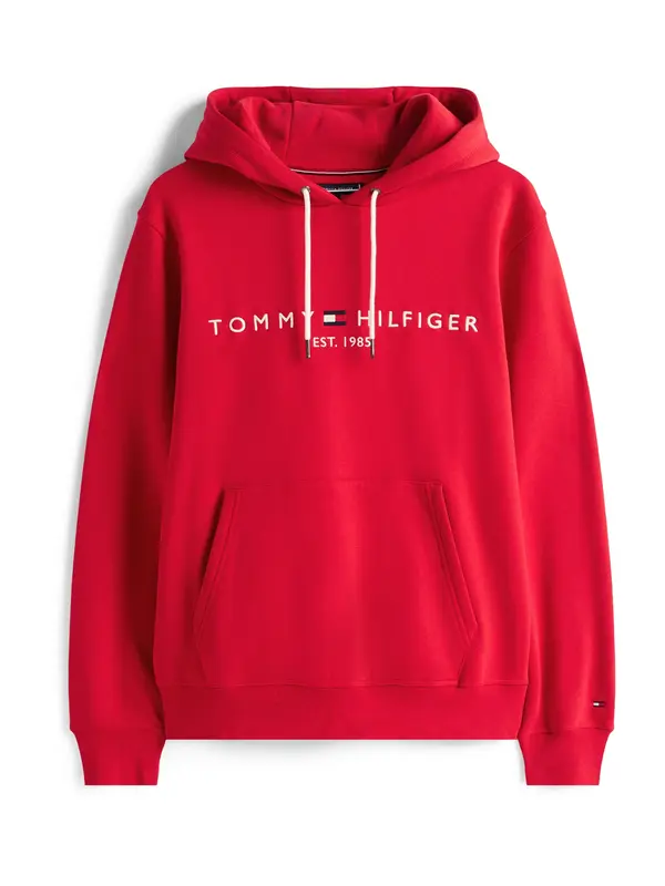 TOMMY HILFIGER TOMMY HILFIGER Sweater majica  crvena / bijela