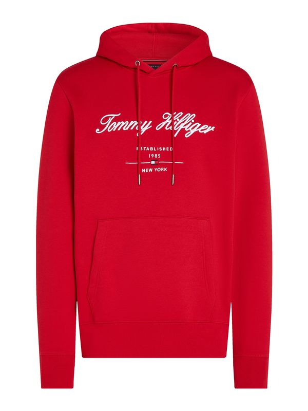 TOMMY HILFIGER TOMMY HILFIGER Sweater majica  crvena / bijela