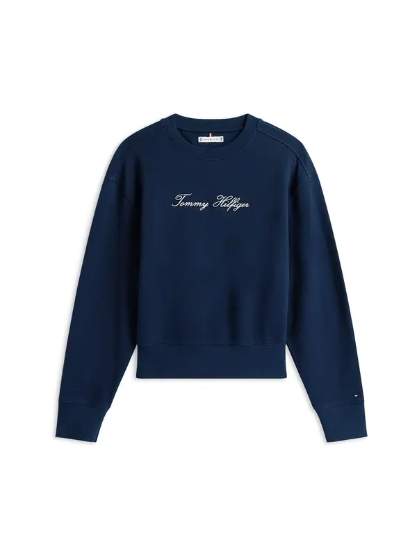TOMMY HILFIGER TOMMY HILFIGER Sweater majica  ecru/prljavo bijela / mornarsko plava / crvena / bijela