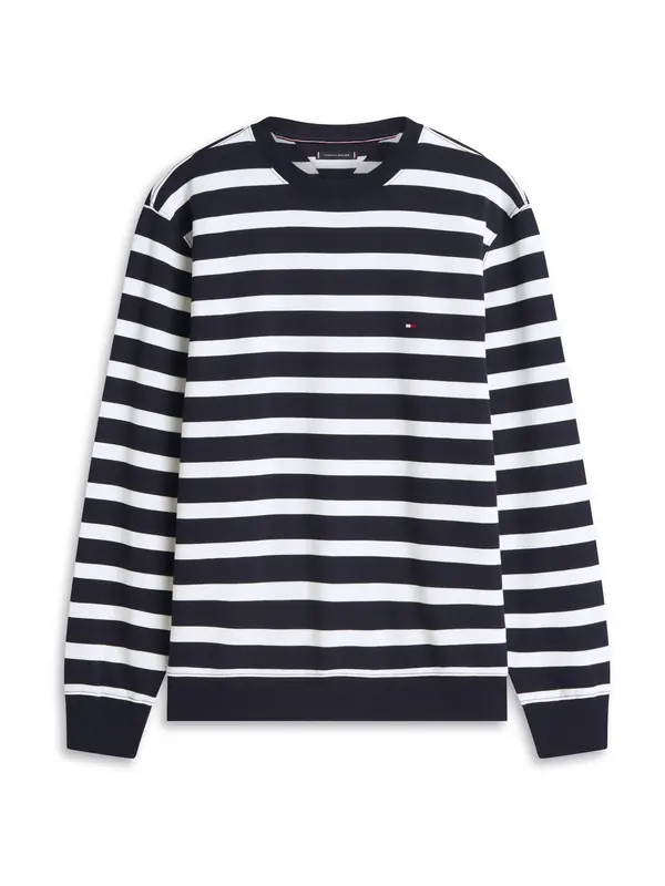 TOMMY HILFIGER TOMMY HILFIGER Sweater majica 'ESS'  mornarsko plava / bijela