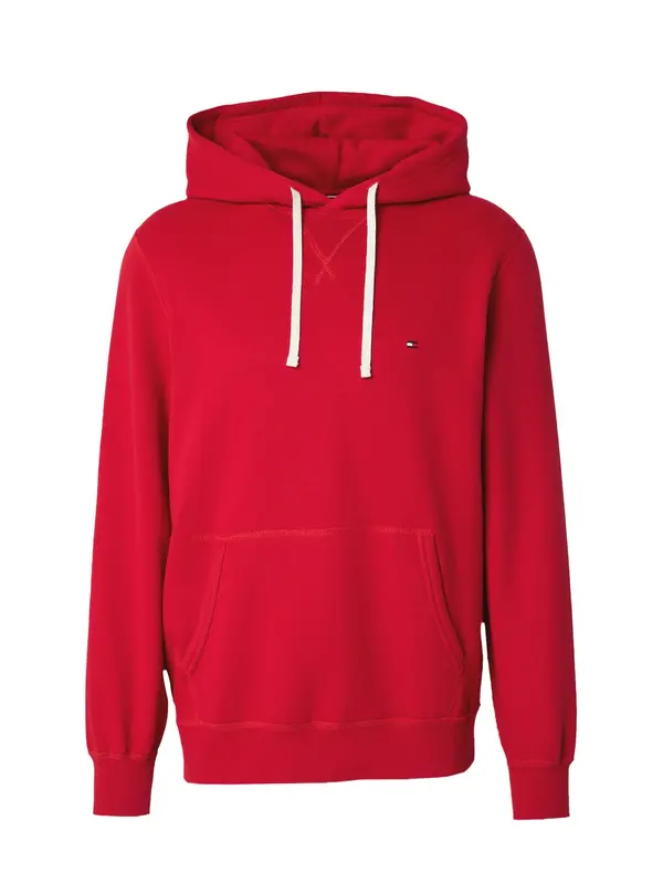 TOMMY HILFIGER TOMMY HILFIGER Sweater majica 'ESS SEASONAL'  crvena