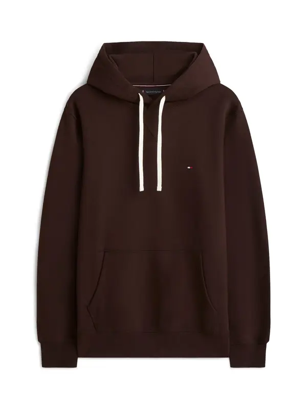 TOMMY HILFIGER TOMMY HILFIGER Sweater majica 'ESS SEASONAL'  kestenjasto smeđa / bijela