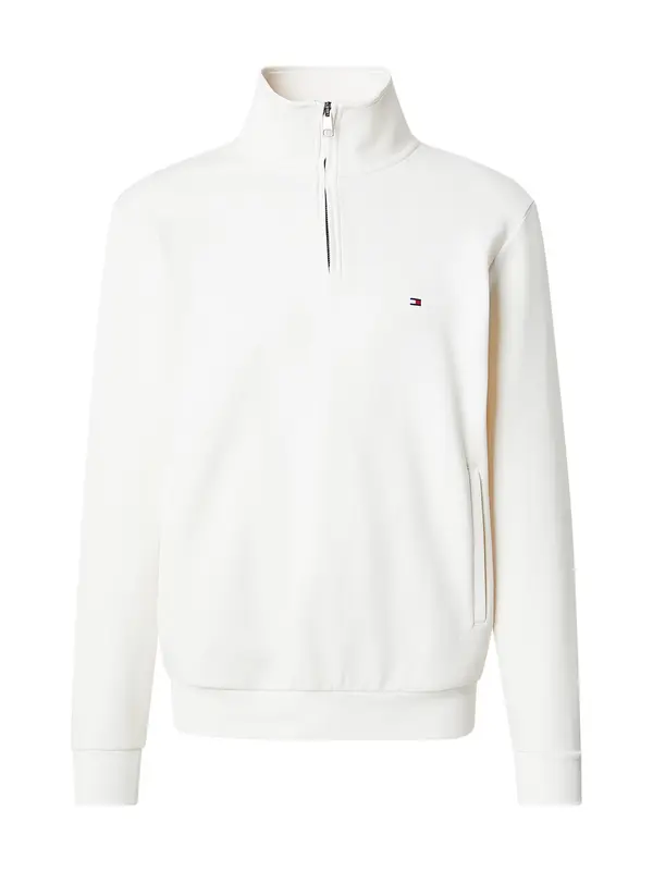 TOMMY HILFIGER TOMMY HILFIGER Sweater majica 'ESSENTIAL INTECHNO'  bijela
