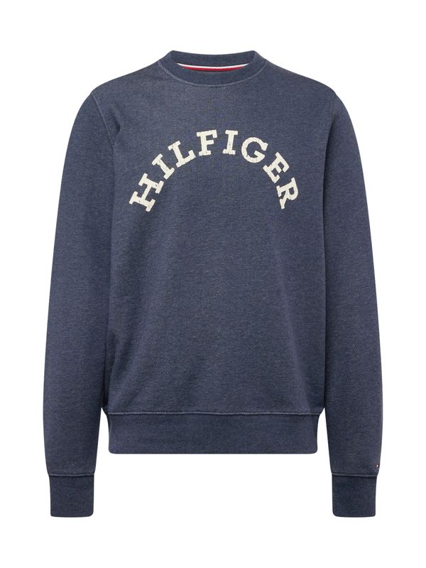 TOMMY HILFIGER TOMMY HILFIGER Sweater majica  mornarsko plava / bijela