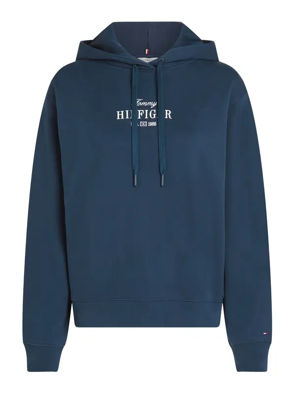 TOMMY HILFIGER TOMMY HILFIGER Sweater majica  mornarsko plava / bijela