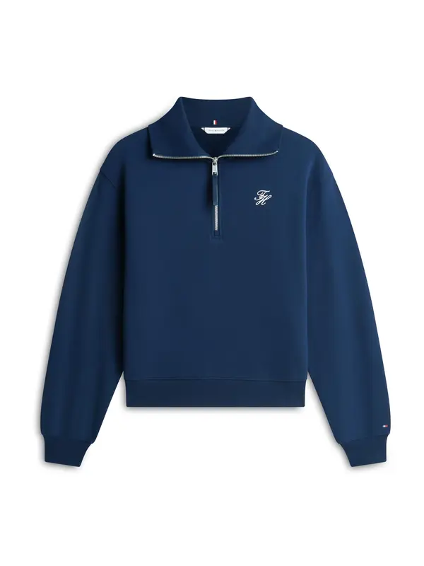 TOMMY HILFIGER TOMMY HILFIGER Sweater majica  mornarsko plava / bijela