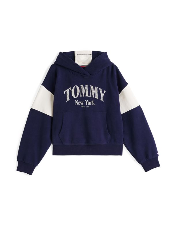 TOMMY HILFIGER TOMMY HILFIGER Sweater majica  mornarsko plava / bijela