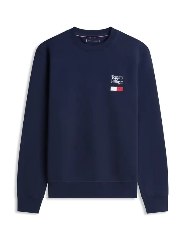 TOMMY HILFIGER TOMMY HILFIGER Sweater majica  mornarsko plava / klasično crvena / bijela