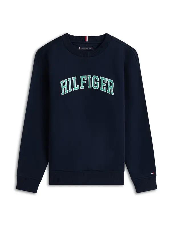 TOMMY HILFIGER TOMMY HILFIGER Sweater majica  mornarsko plava / tirkiz