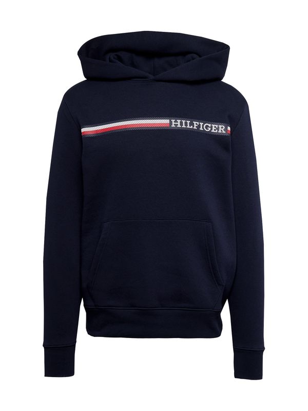 TOMMY HILFIGER TOMMY HILFIGER Sweater majica  morsko plava / crvena / bijela